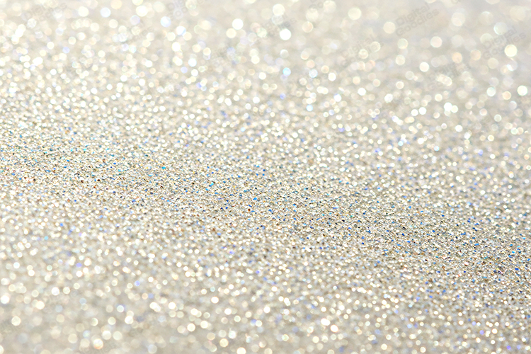 Silver Holographic Glitter Bokeh Background Light Texture