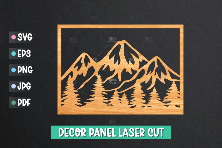 Mountains Clipart Image 7