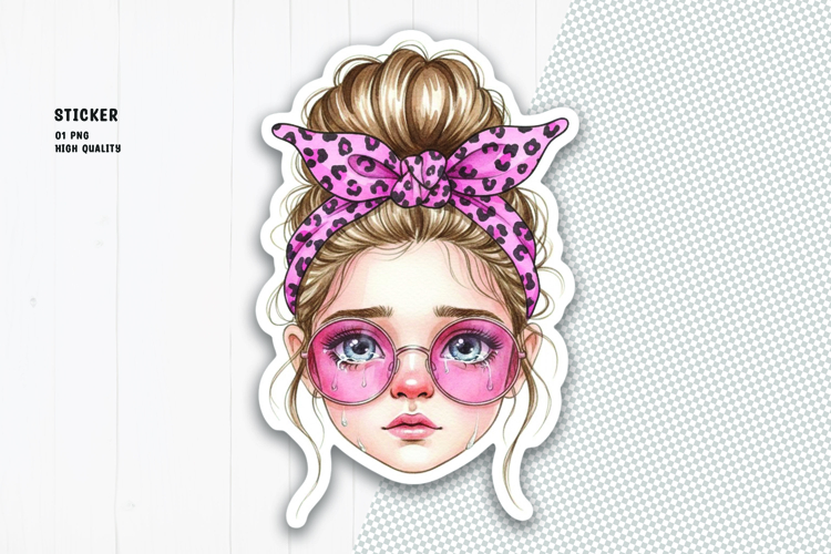 Sad Girl Clipart Image 7