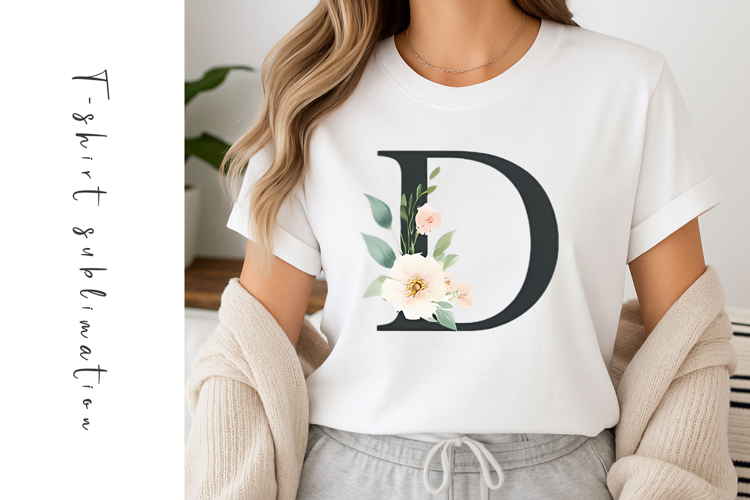 Alphabet, Letters, Monogram, White Flowers
