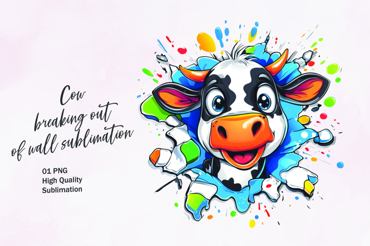 Cartoon Cow Image 7