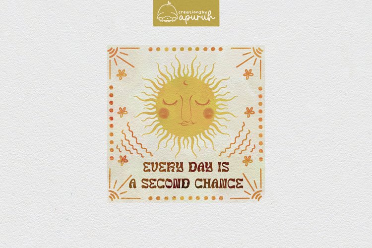 Boho Mystical Quotes Tee 04 example image 1