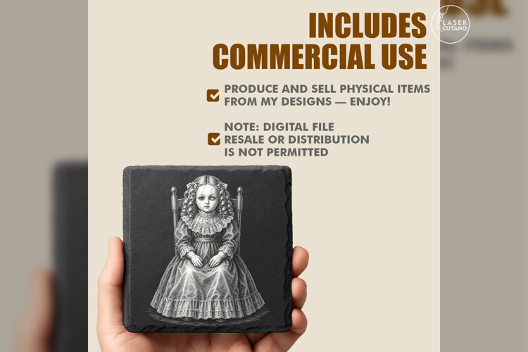 The Cracked Heiress - 1 Laser Engraving PNG Design example image 1