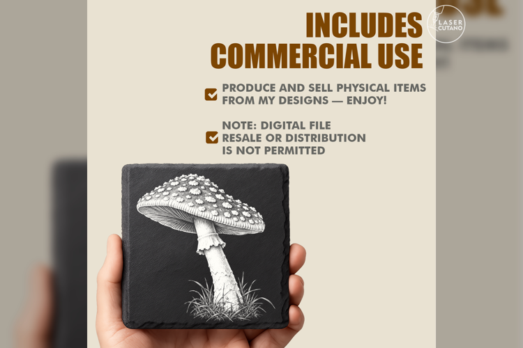 The Spotted Sentinel Woodland Laser Engraving PNG