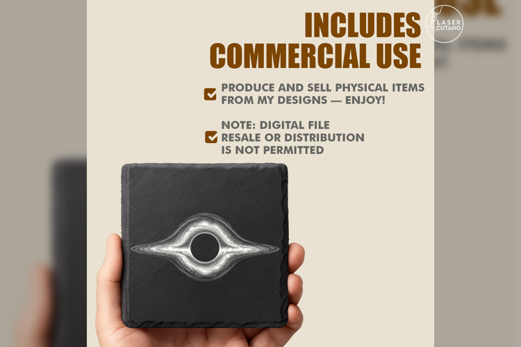 The Event Horizon Celestial Laser Engraving PNG
