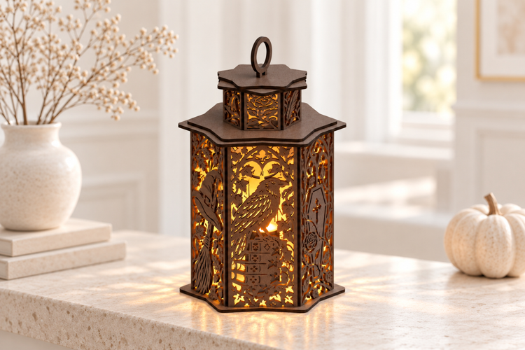 Secrets of the Old Castle Halloween Lantern SVG
