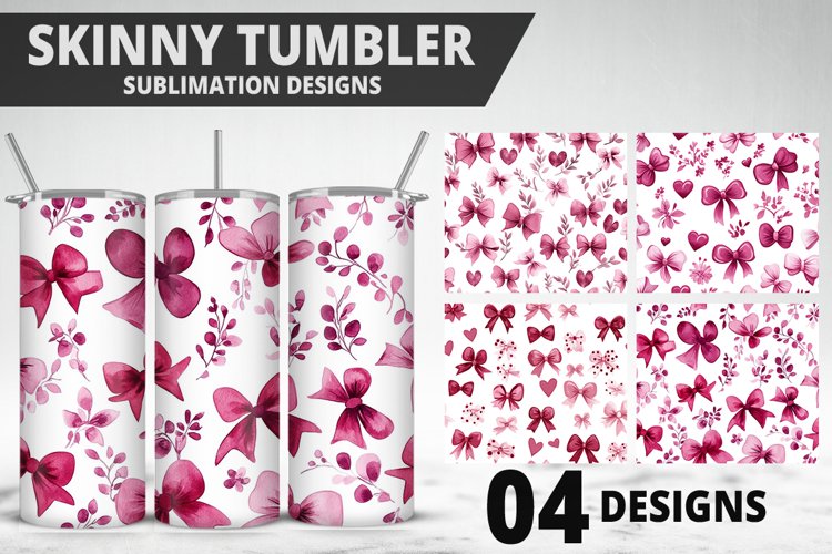 Lovely Hearts Tumbler Design | Valentines Day Tumbler Wrap