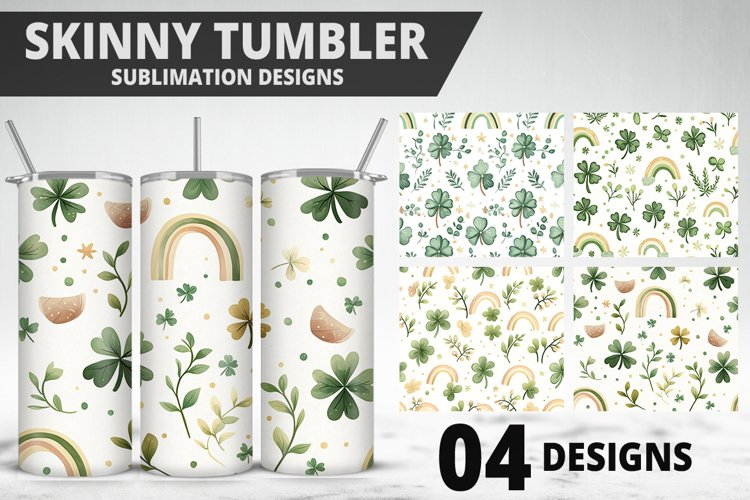 St Patricks Day Tumbler Wrap| Sublimation Design