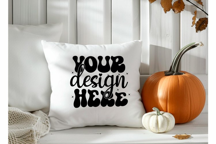Square Pillow Mockup,Square Pillow JPG example image 1