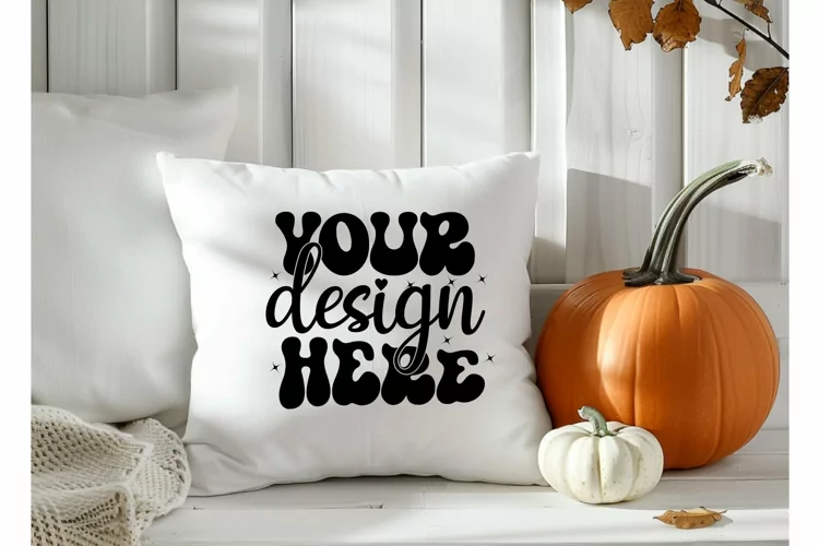 Square Pillow Mockup,Square Pillow JPG