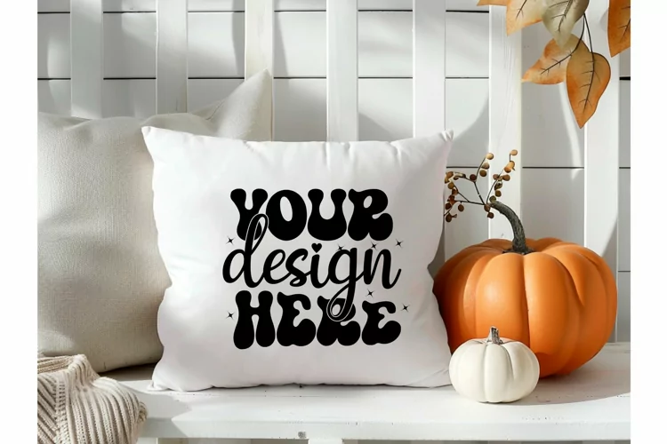 Square Pillow Mockup,Square Pillow JPG