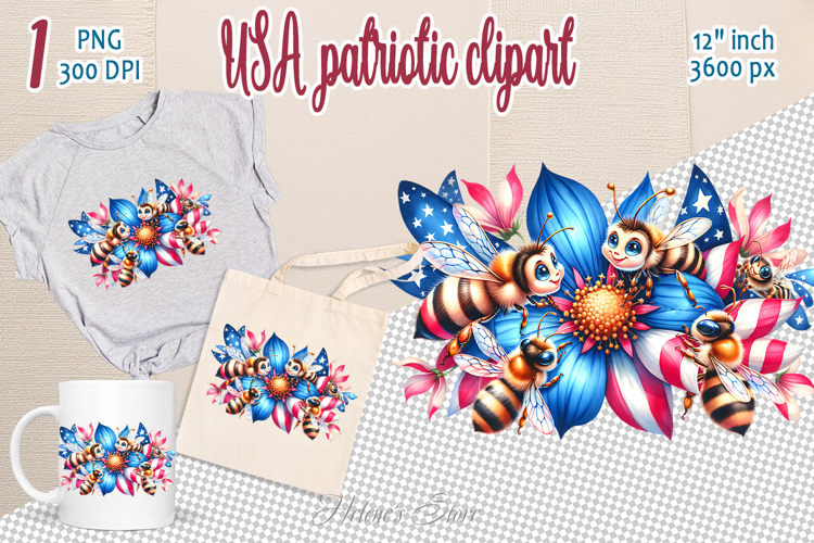 Printable Bees Clipart Image 19