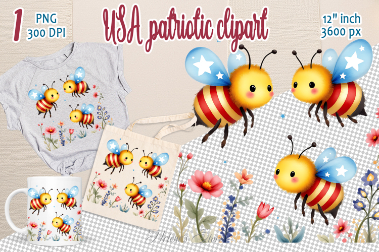 Printable Bees Clipart Image 18