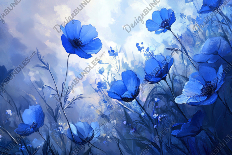 Blue Texture Image 17