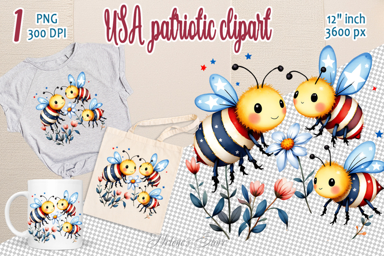 Printable Bees Clipart Image 14