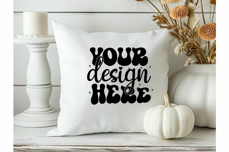Square Pillow Mockup,Square Pillow JPG