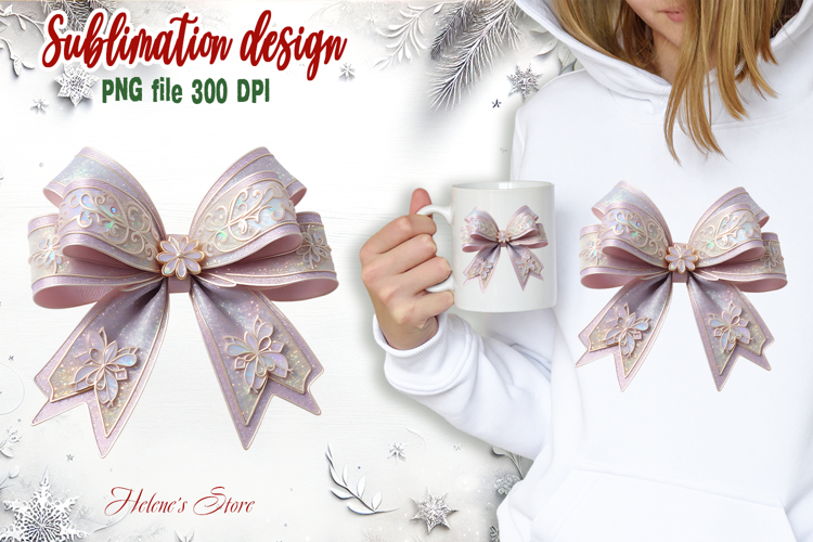 Pink Christmas Background Image 9