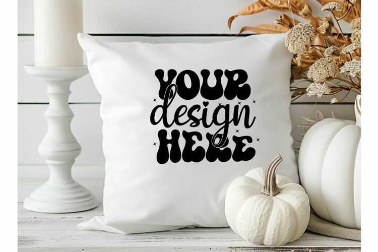 Square Pillow Mockup,Square Pillow JPG example image 1