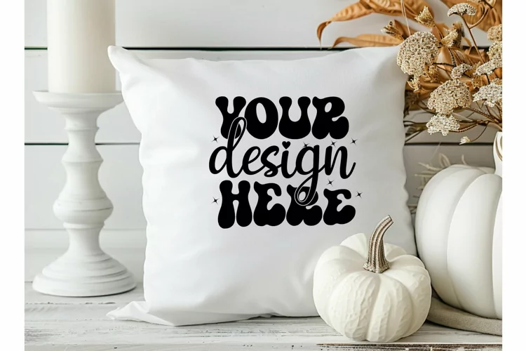 Square Pillow Mockup,Square Pillow JPG