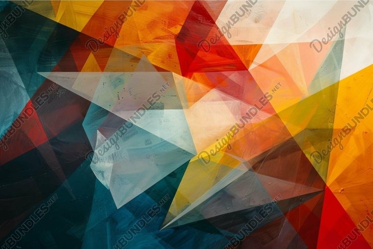 Abstract background formed by geometric shapes creating a co