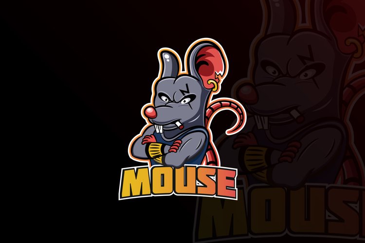 Mouse Mascot & eSports Gaming Logo example image 1