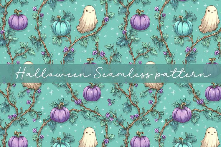 Halloween Seamless Pattern