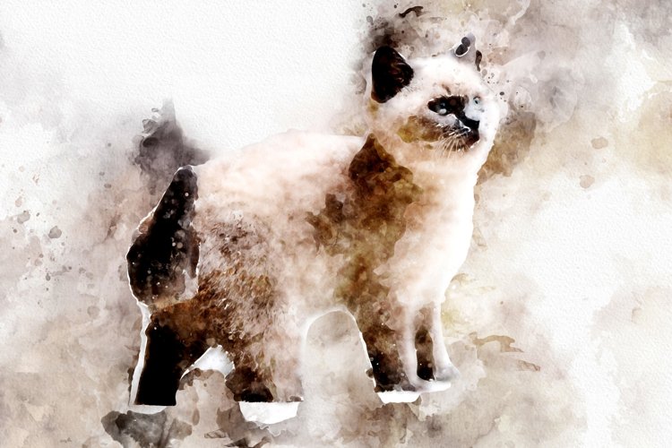 Printable CUTE CAT PORTRAITS 7 different formats Pack 05