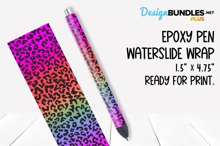 Epoxy Pen Waterslide Image
