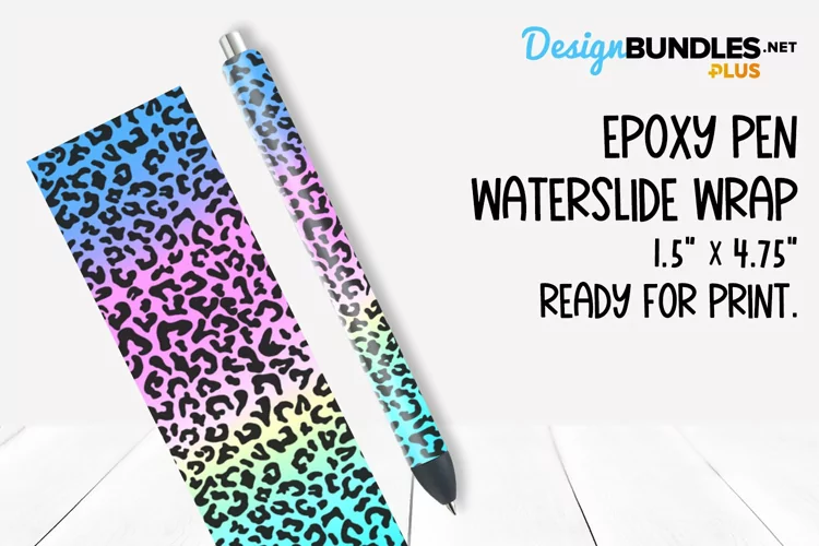 Epoxy Pen Waterslide Image