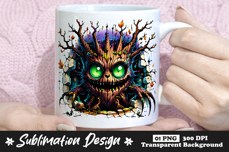 Tree Spirit Monster Clipart Sublimation PNG