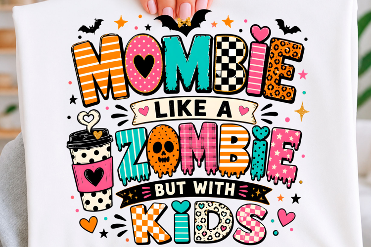 Mombie Like a Zombie Halloween Trending