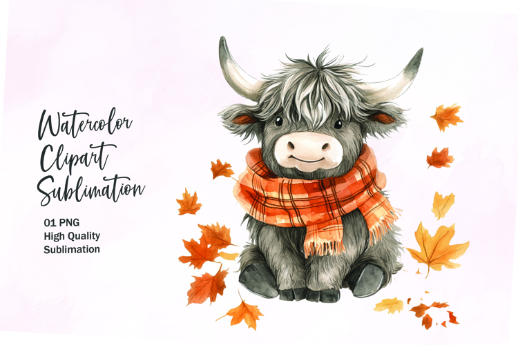 Highland Cow Clipart Image 2