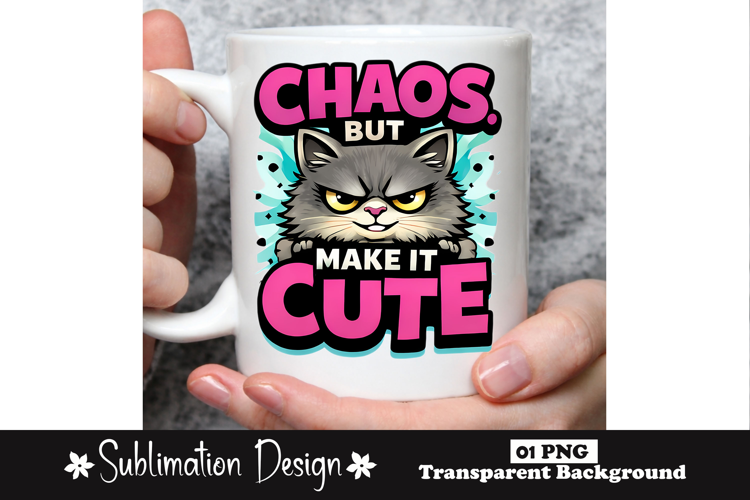 Chaos But Make It Cute Cat