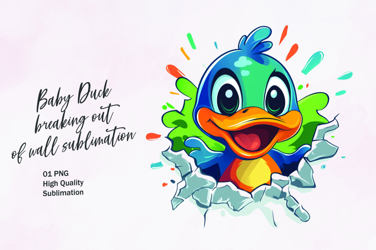 Cute Duck SVG Image 8