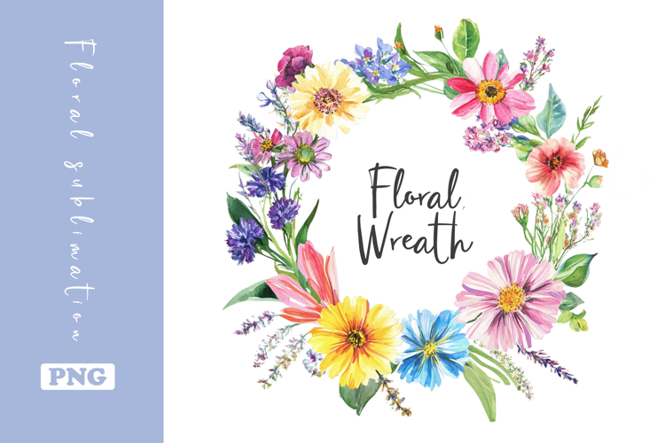 Floral Wreath Clipart Image 23