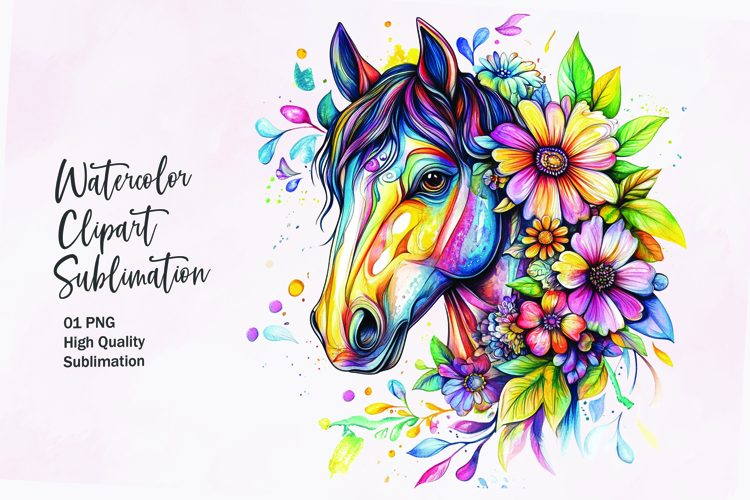 Horse Head Clipart Image 16