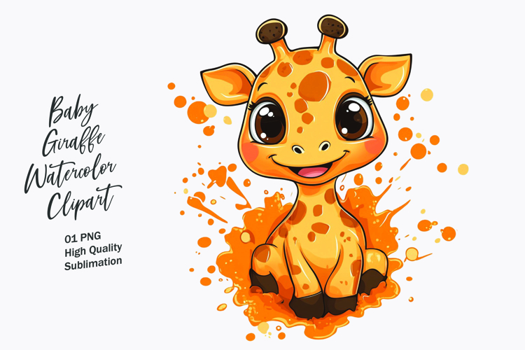 Cute Giraffe Clipart