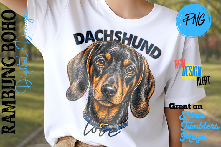 Dachshund Love Dog Mom Doxie Sweet Art