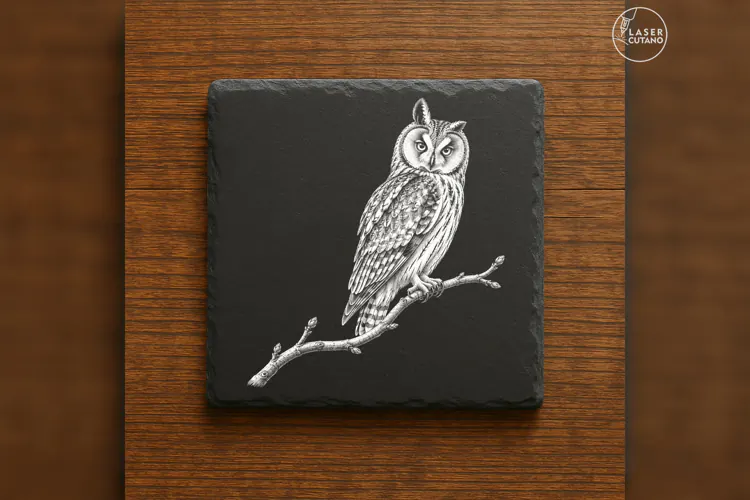 The Backward Gaze Woodland Animal Laser Engraving PNG
