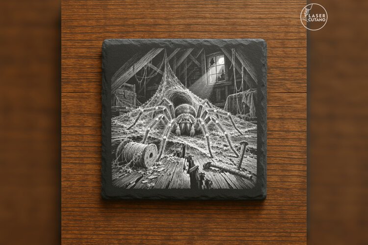 The Attic Funnelkeeper Gothic Animal Laser Engraving PNG example image 1