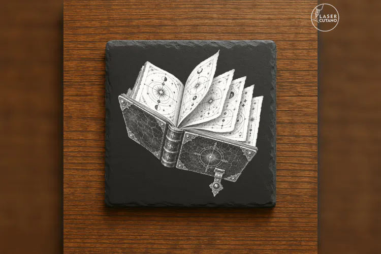 The Unwritten Grimoire Witchcraft Laser Engraving PNG