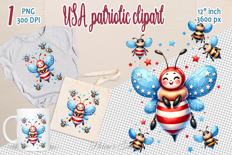 Printable Bees Clipart Image 12