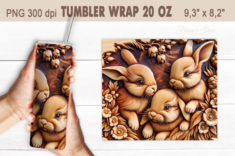 20 Oz Sublimation Tumbler Wrap Image 19