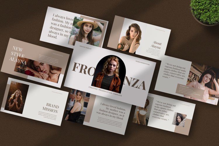 Fronza Powerpoint Template example image 1