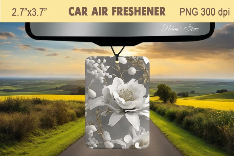 3d Fowers Air Freshener Car | Car air freshin sublimation