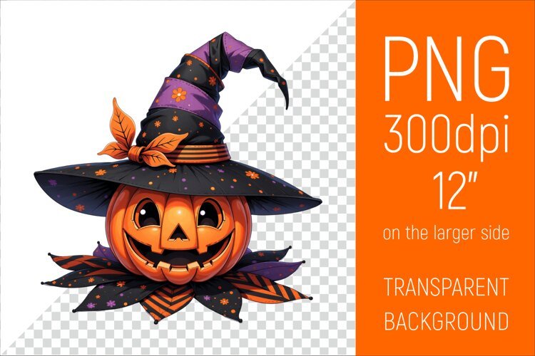 Halloween Pumpkin Clipart |Halloween Party Design example image 1