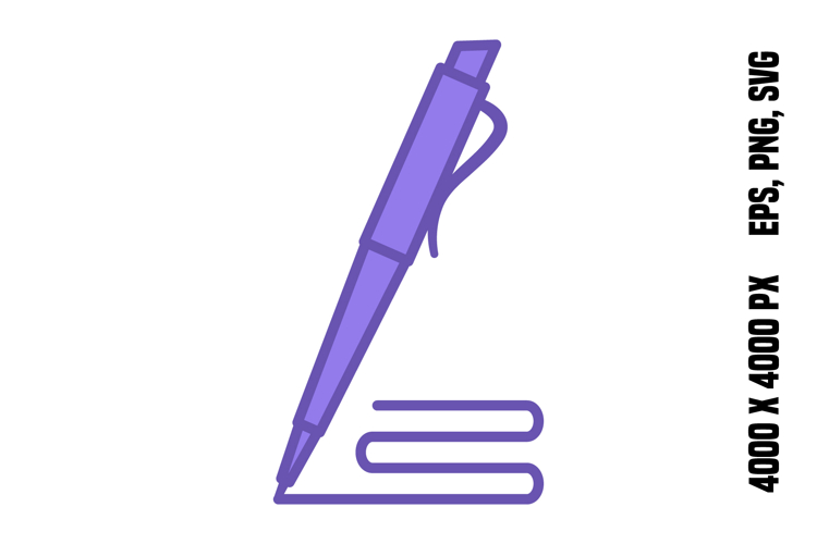 Colored Pen Icon
