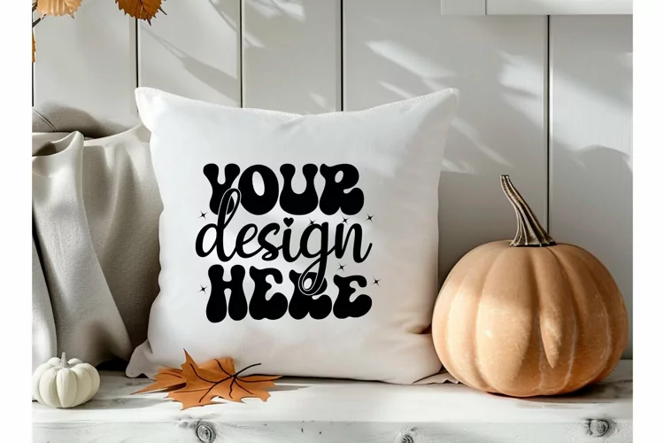 Square Pillow Mockup,Square Pillow JPG