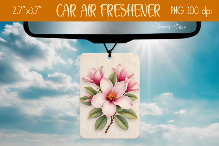 3d Floral Air Freshener Car| Car air freshin sublimating png