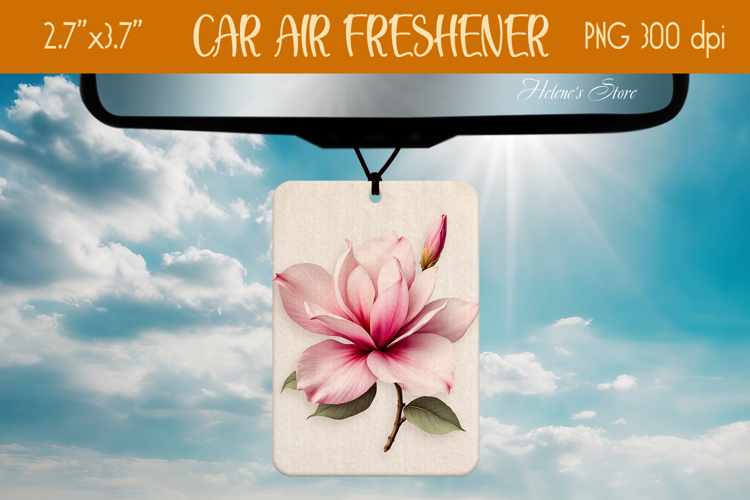 3d Floral Air Freshener Car| Car air freshin sublimating png